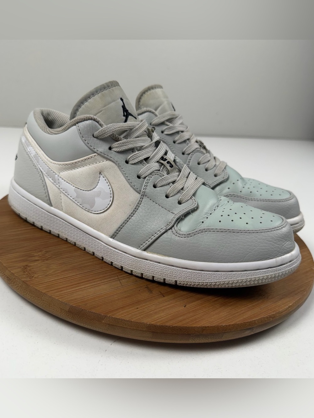 Air Jordan 1 Low Retro “White Camo” Men’s Shoes